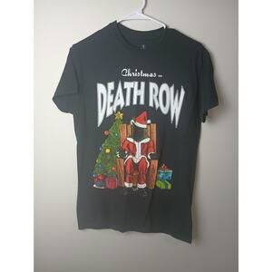 Death Row Records‎ Christmas on Death Row Graphic T-shirt Men's Size Small Black